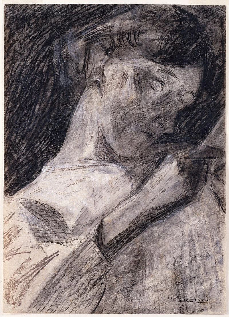 Giovane donna che legge (Ines), 1908